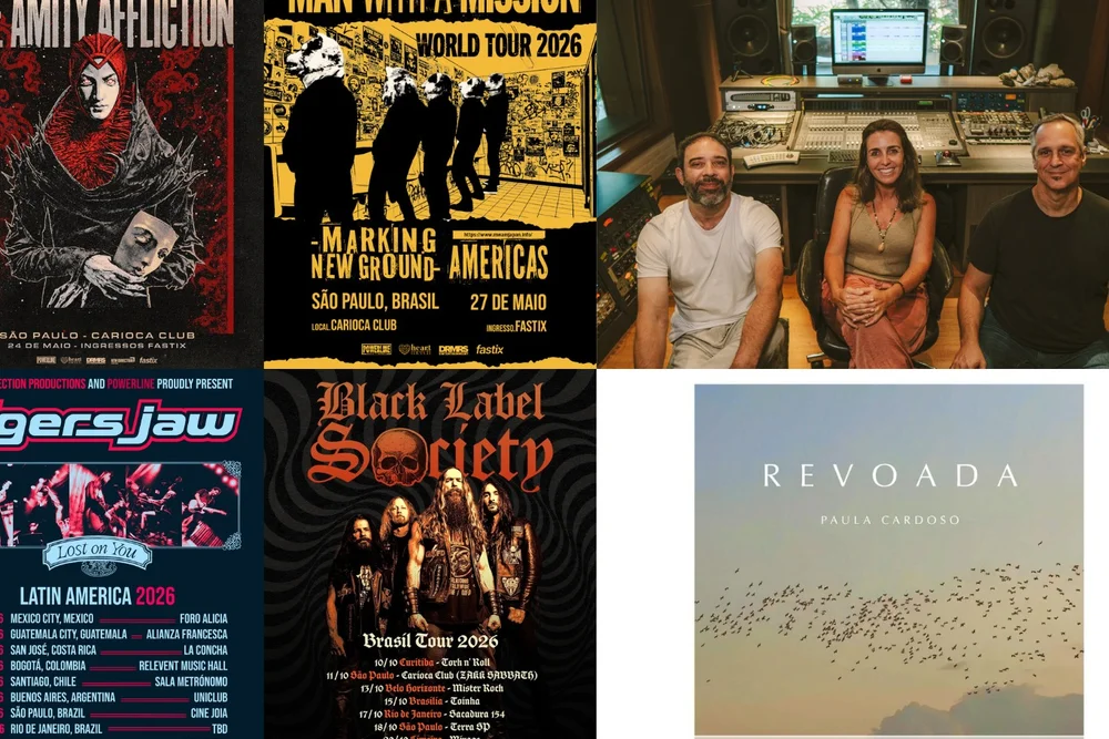Shows e lançamentos movimentam a agenda musical no Brasil